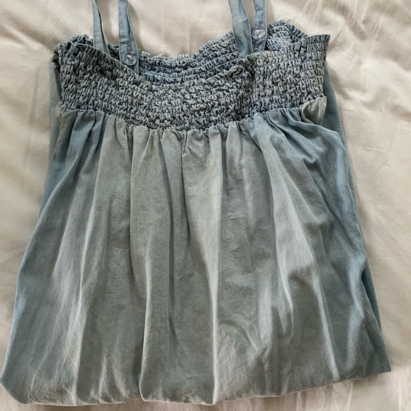 Denim style dress - Picture 2 of 4